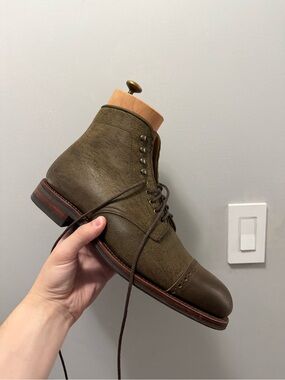 Meermin Men’s boots Kudu leather size 9.5 US